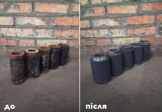 гумування валів